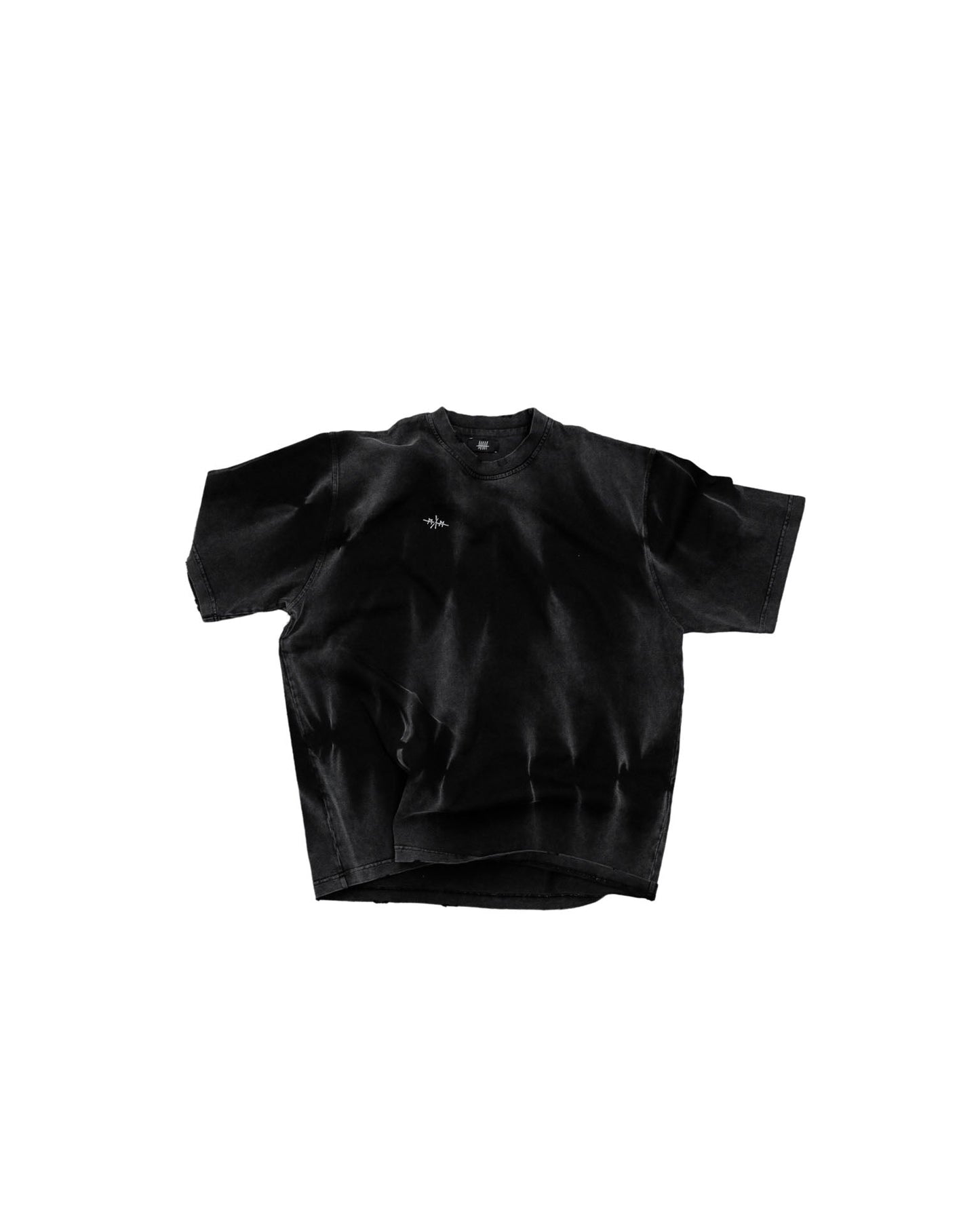T-shirt black washed